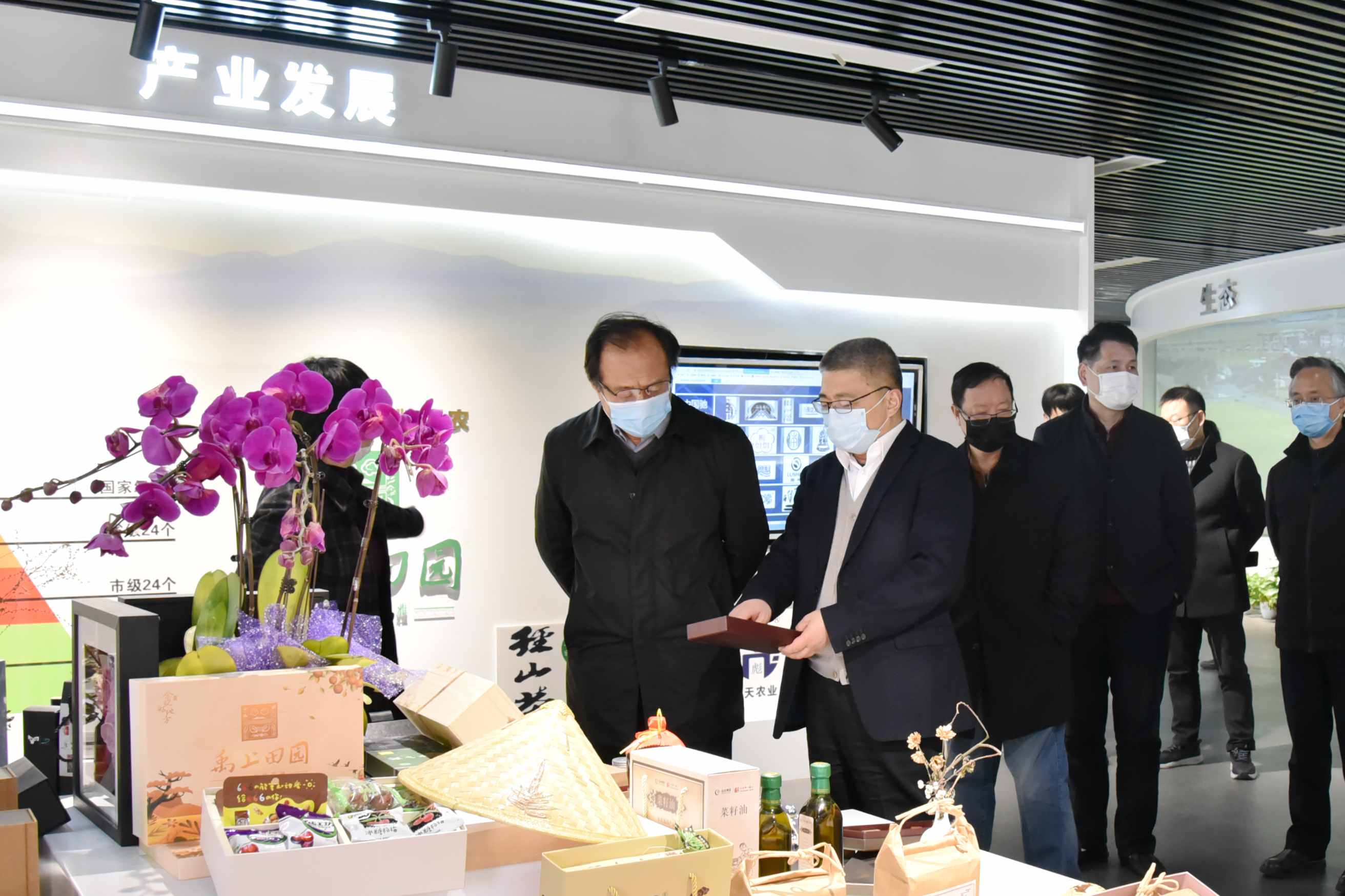 杭州市政协党组副书记、副主席翁卫军一行调研开云体云APP官网入口特种茶中心