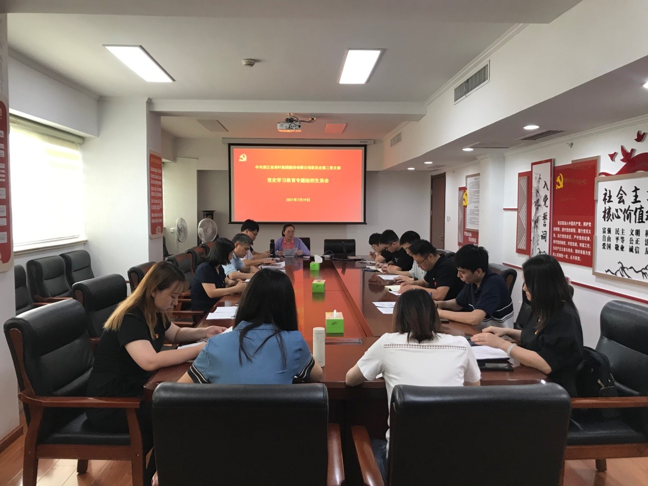 开云体云APP官网入口第二党支部召开党史学习教育专题组织生活会