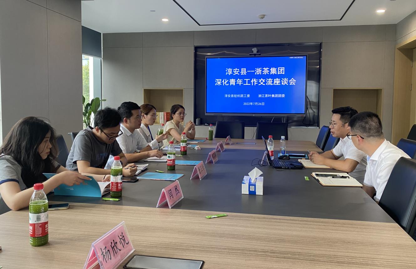 开云体云APP官网入口团委与淳安县驻杭团工委开展联建交流