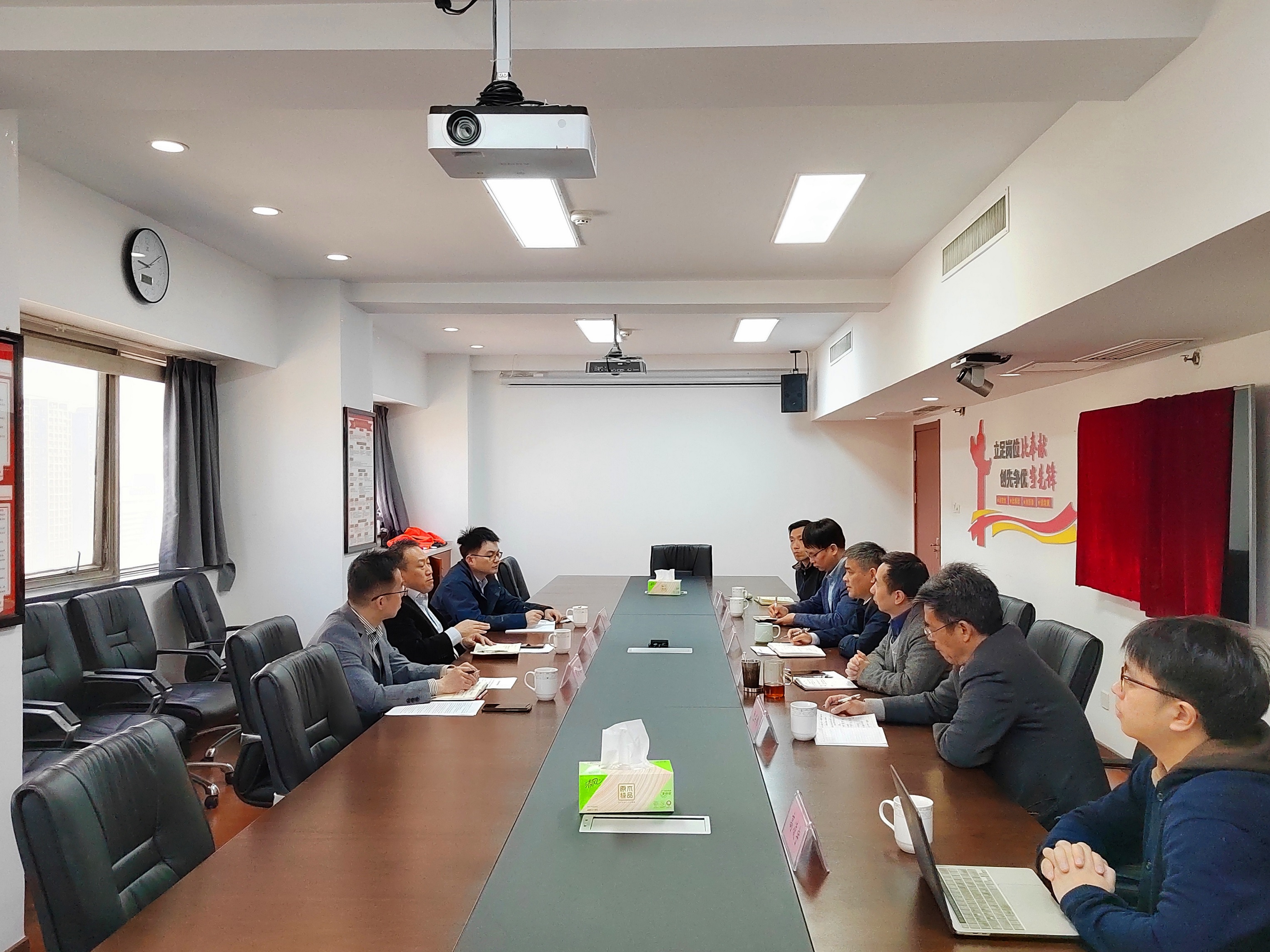 兴合集团副总裁夏晓峰一行莅临开云体云APP官网入口调研指导
